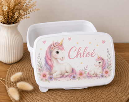 Boîte à goûter personnalisée