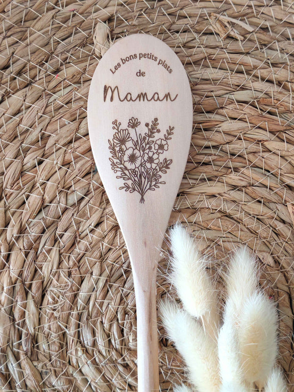 Cuillère en bois Maman