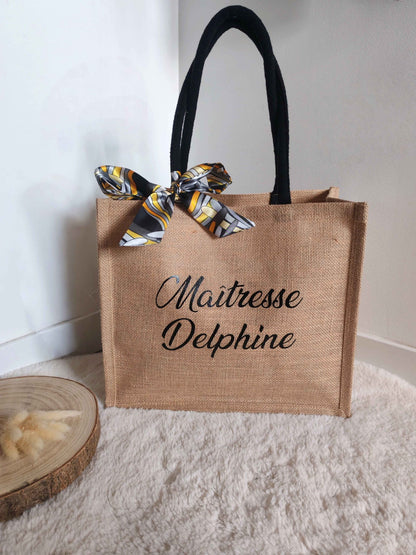 Sac en jute anses noirs