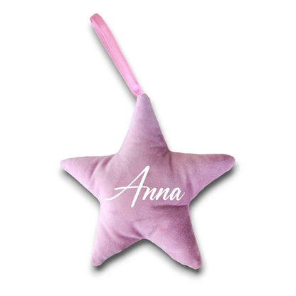 Étoile de Noël en velours faite main