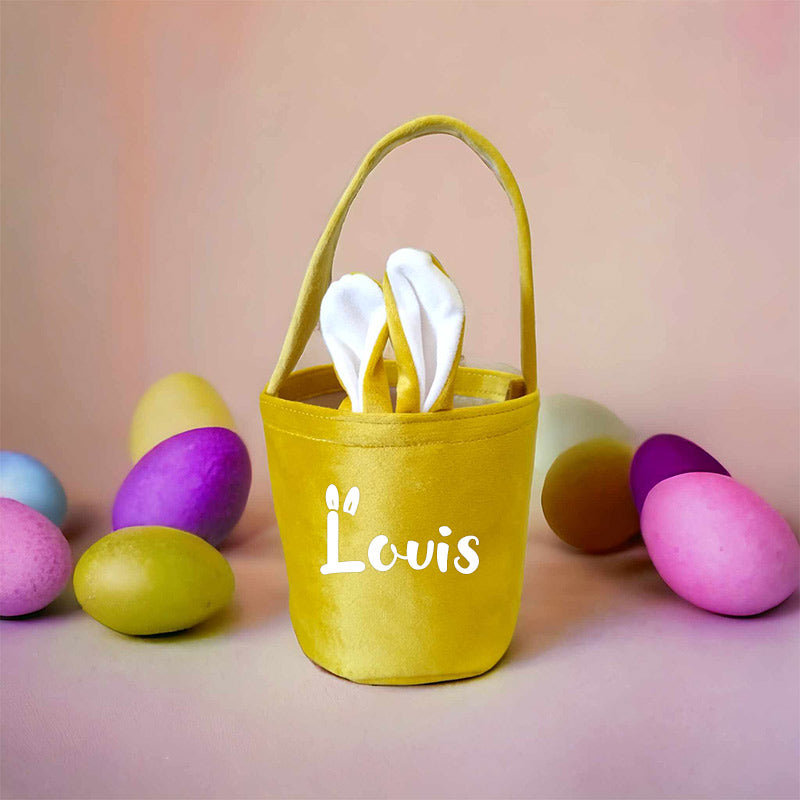Petit panier lapin de Pâques