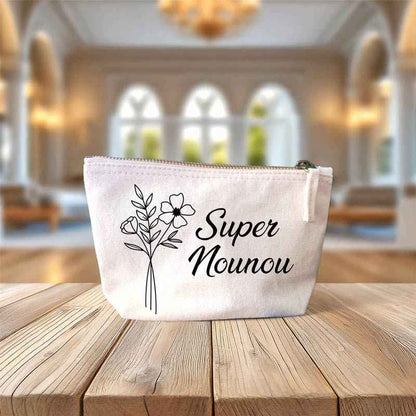 Trousse en coton Naturel