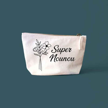 Trousse en coton Naturel