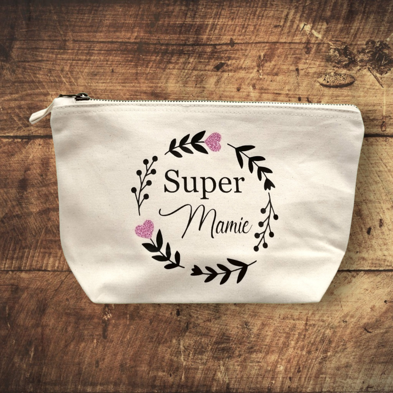Trousse en coton personnalisée